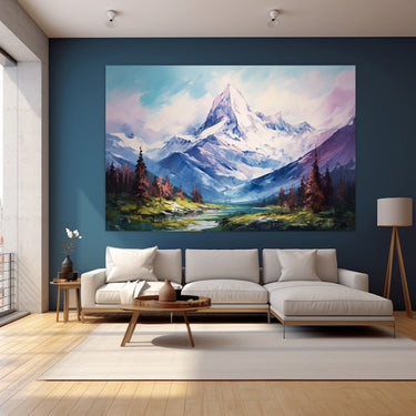 Mountain Acrylic Painting
